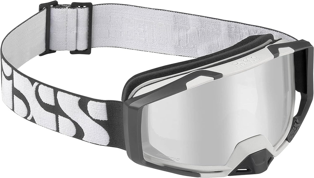 IXS Goggle Trigger White/Mirror Silver Sonnenbrille, weiss, Einheitsgrösse