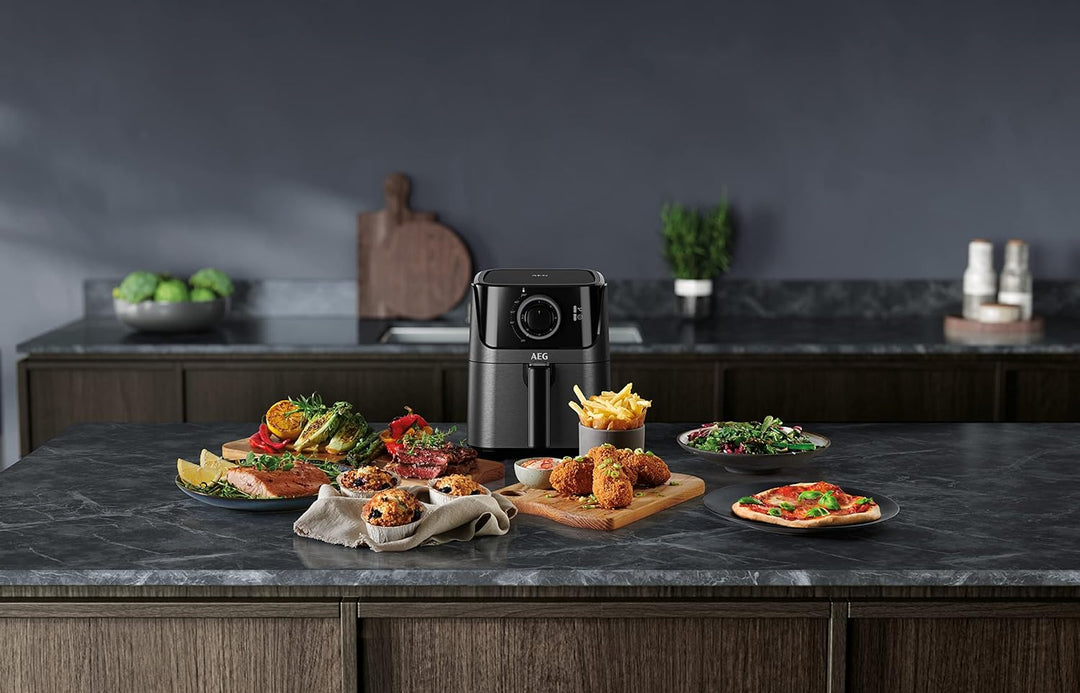 AEG AF5-1-4GB Heissluftfritteuse / Frittieren / Grillen / Braten / Backen / ohne/wenig Öl / 2,5 l Fa