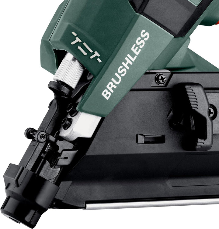 Metabo NFR 18 LTX 90 BL Akku-Nagler – 612090840 – 18 V – Mit Pneumatik-Schlagtechnik für vielseitige