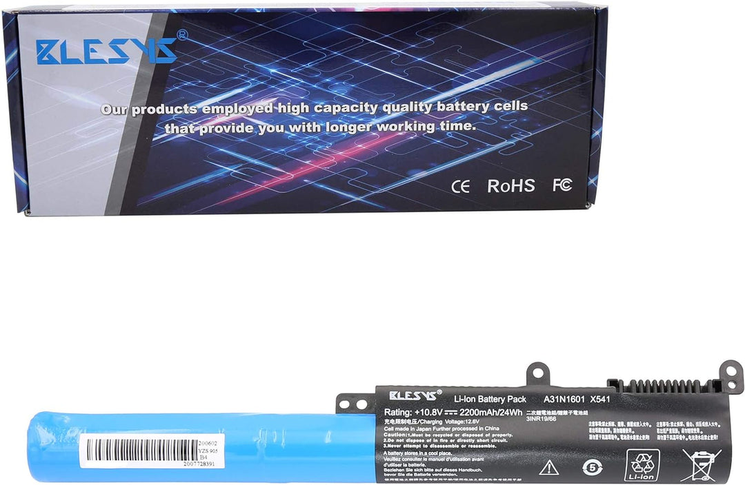 BLESYS A31N1601 Akku für ASUS VivoBook X541S X541SA X541SC X541U X541UA X541UJ X541UV X541N X541NA X