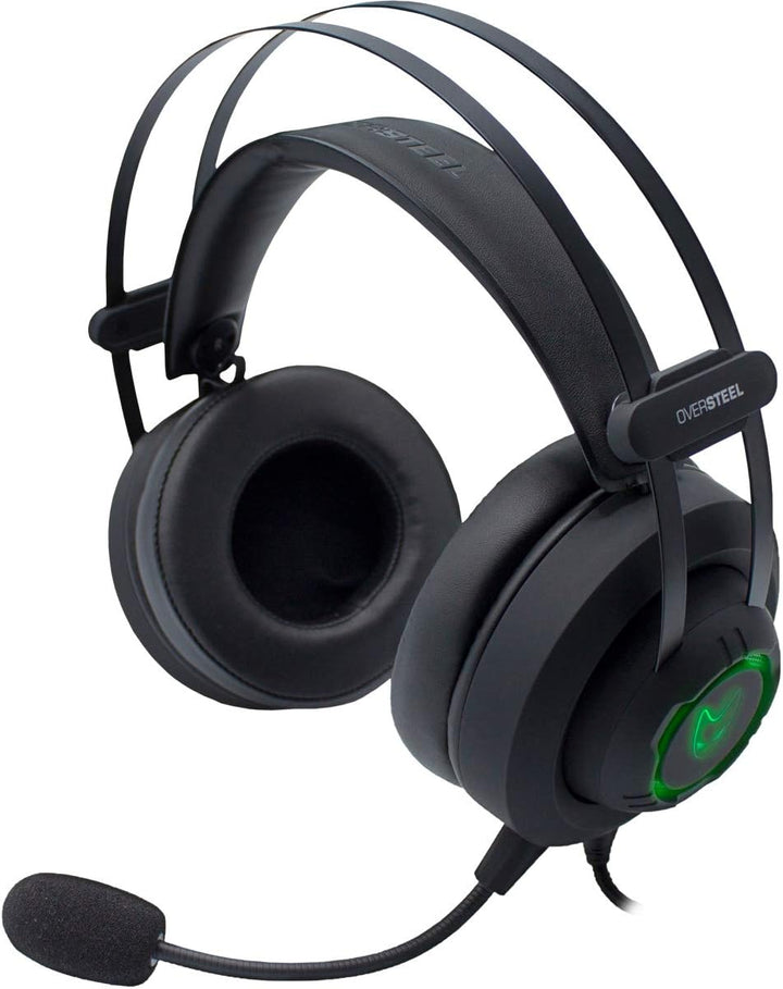 Oversteel MERCURY - RGB Gaming-Kopfhörer, Headset mit Mikrofon, Stereo-Sound, MERCURY
