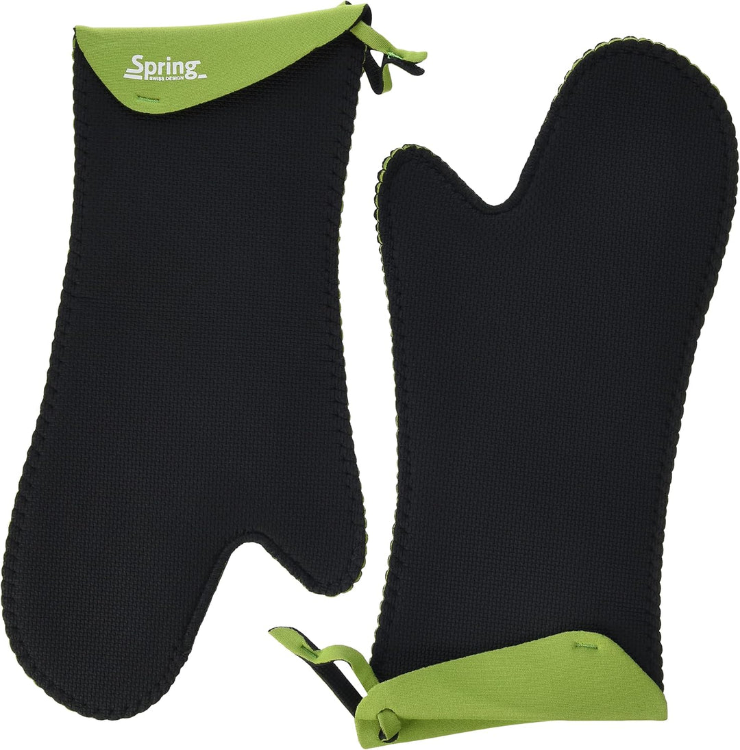 Spring 2094065202 Grips Handschuh lang 1 Paar, Andere, grün, 3,2 x 17,2 x 39,2 cm Hellgrün 33 Cm, He