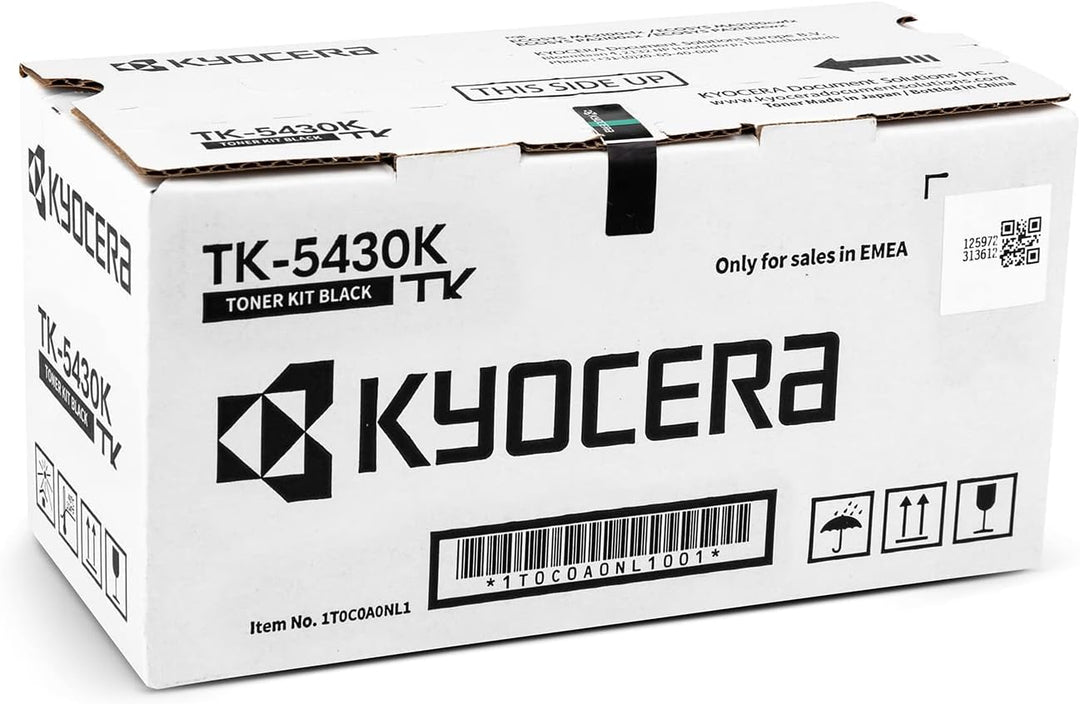 Kyocera TK-5430K Schwarz. Original Toner-Kartusche. Kompatibel für PA2100cx, PA2100cwx, MA2100cfx un
