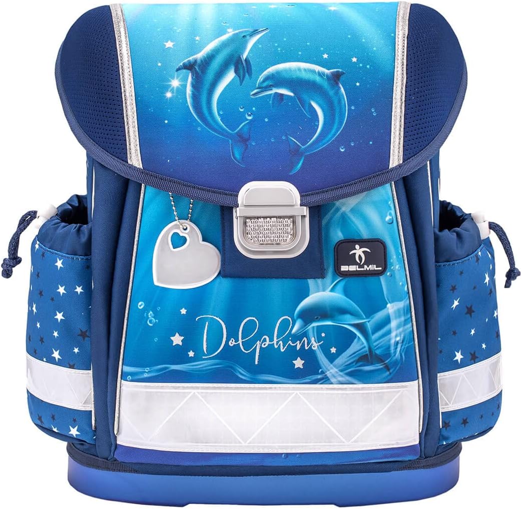 Belmil 403-13/AG/S Schulranzen Set 4 - teilig (Dolphins)