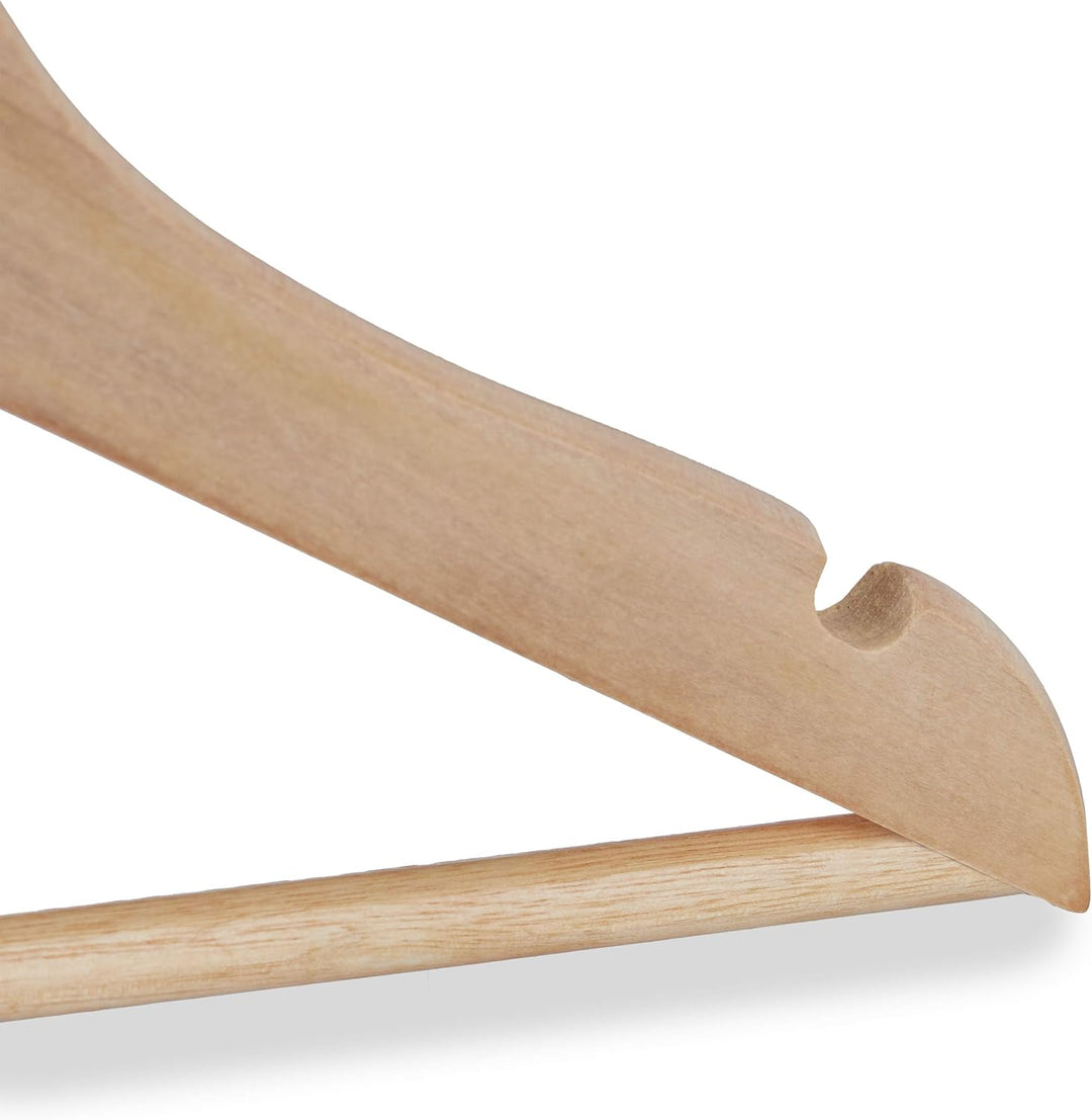 Relaxdays Kinder Kleiderbügel, 20er Set, Hosenstange, Hemd, 360 Grad drehbar, Mädchen, Jungen, Baby