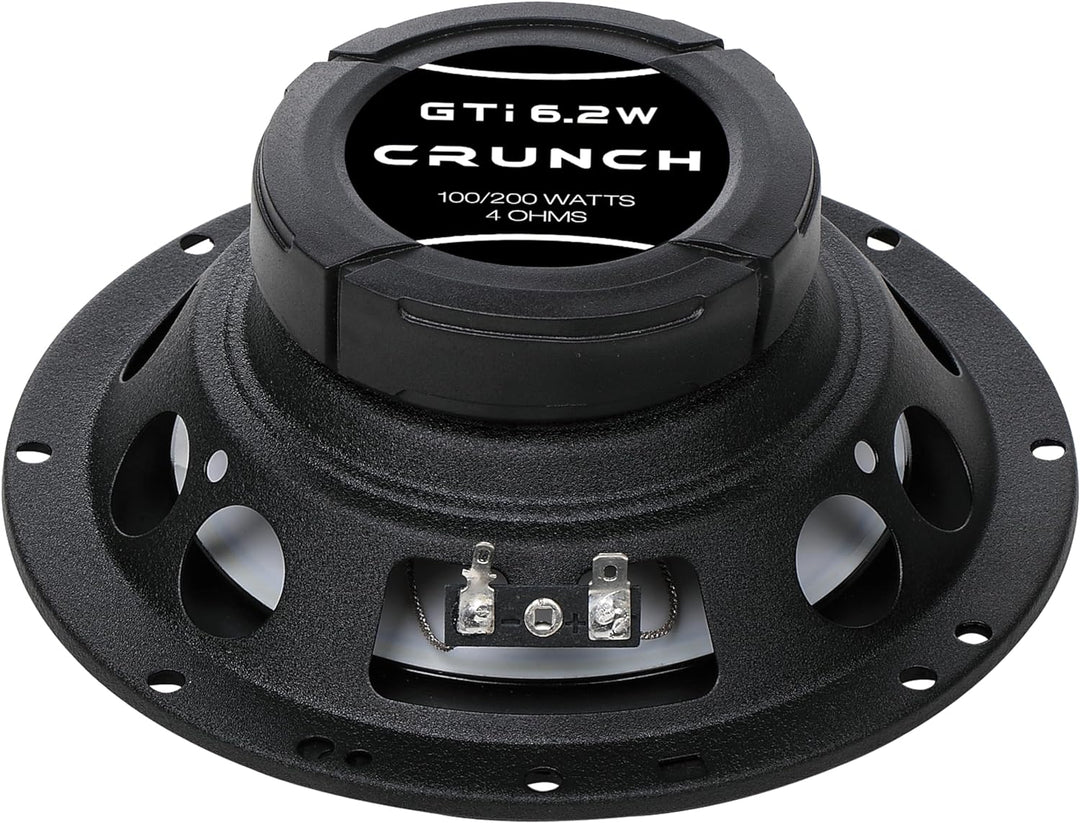 Crunch GTI 6.2 W - Kickbass-Lautsprecher 16,5 cm aus der GTI Performance Lautsprecher Serie | 1 Paar