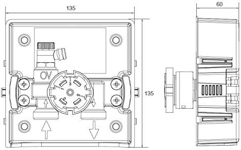 Oventrop Rücklauftemperaturregelung Unibox RTL vario Weiss, Weiss