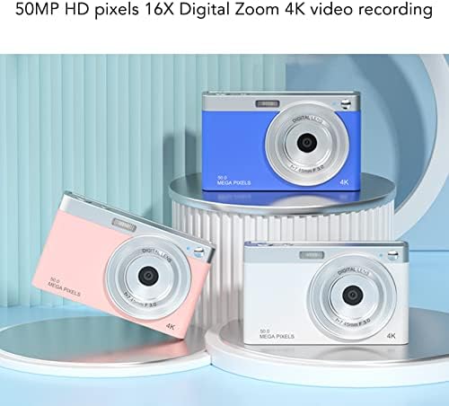 Kinder-Digitalkamera, 2,88-Zoll-IPS-HD-Videokamera, Anfänger, 4K-Vlogging-Kamera, Autofokus mit 50 M