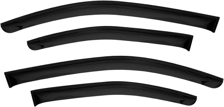 OMAC Regenabweiser Windabweiser kompatibel mit Skoda Octavia IV 2019-2023 Schwarz 4 TLG