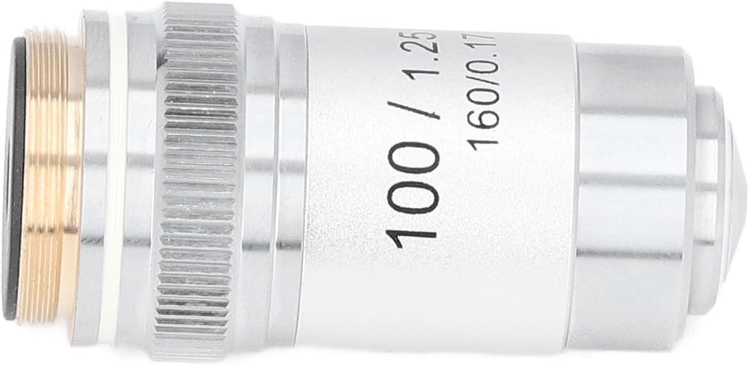 100X-Objektiv, 100X-Achromatisches Mikroskop-Objektiv Hohe Vergrösserung 20,2-mm-Schnittstellengewin