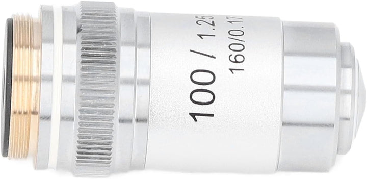 100X-Objektiv, 100X-Achromatisches Mikroskop-Objektiv Hohe Vergrösserung 20,2-mm-Schnittstellengewin