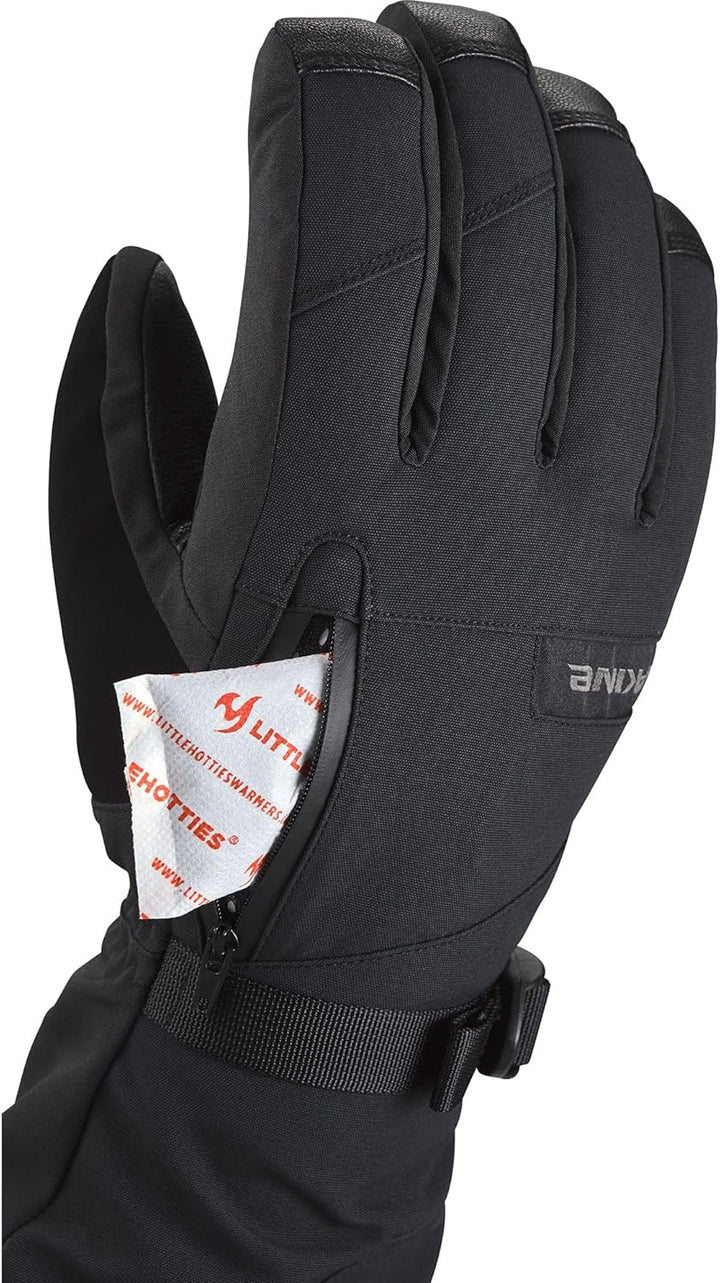 Dakine Herren Gore-tex Leder Handschuhe für kaltes Wetter M Schwarz, M Schwarz