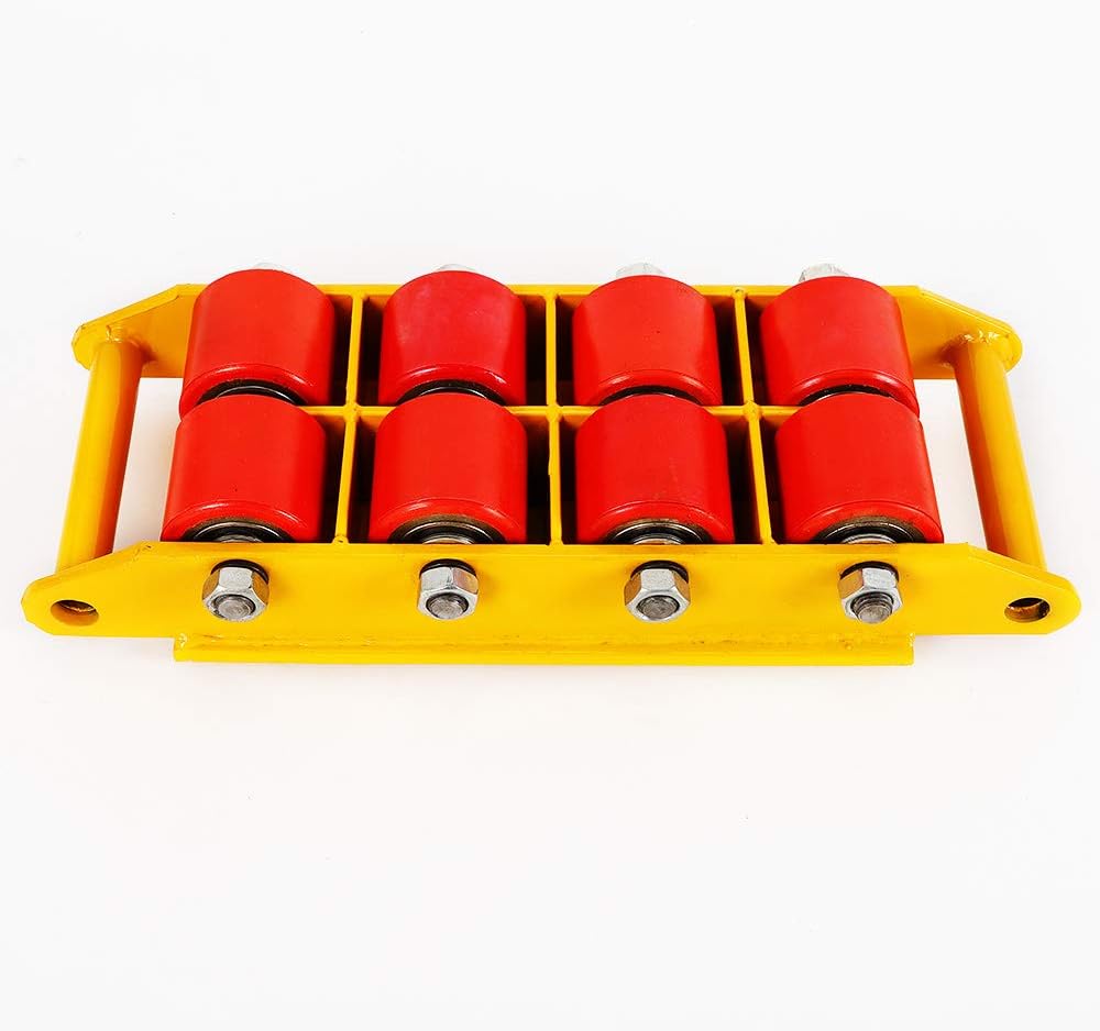 BJTDLLX 8T Transportfahrwerk Transportrollen 17600 lbs Schwerlastrolle Industrie Schwer Tank Panzerr