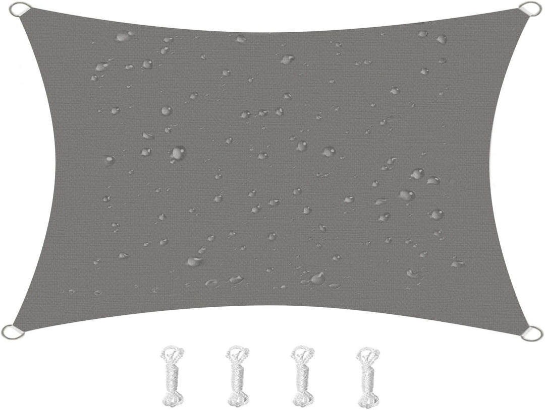 HOMPER Sonnensegel Wasserdicht Sonnenschutz, Oxford-Gewebe, UV-Schutz, für Balkon Terrasse Garten Ca