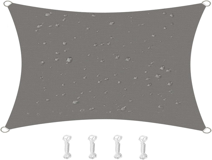 HOMPER Sonnensegel Wasserdicht Sonnenschutz, Oxford-Gewebe, UV-Schutz, für Balkon Terrasse Garten Ca