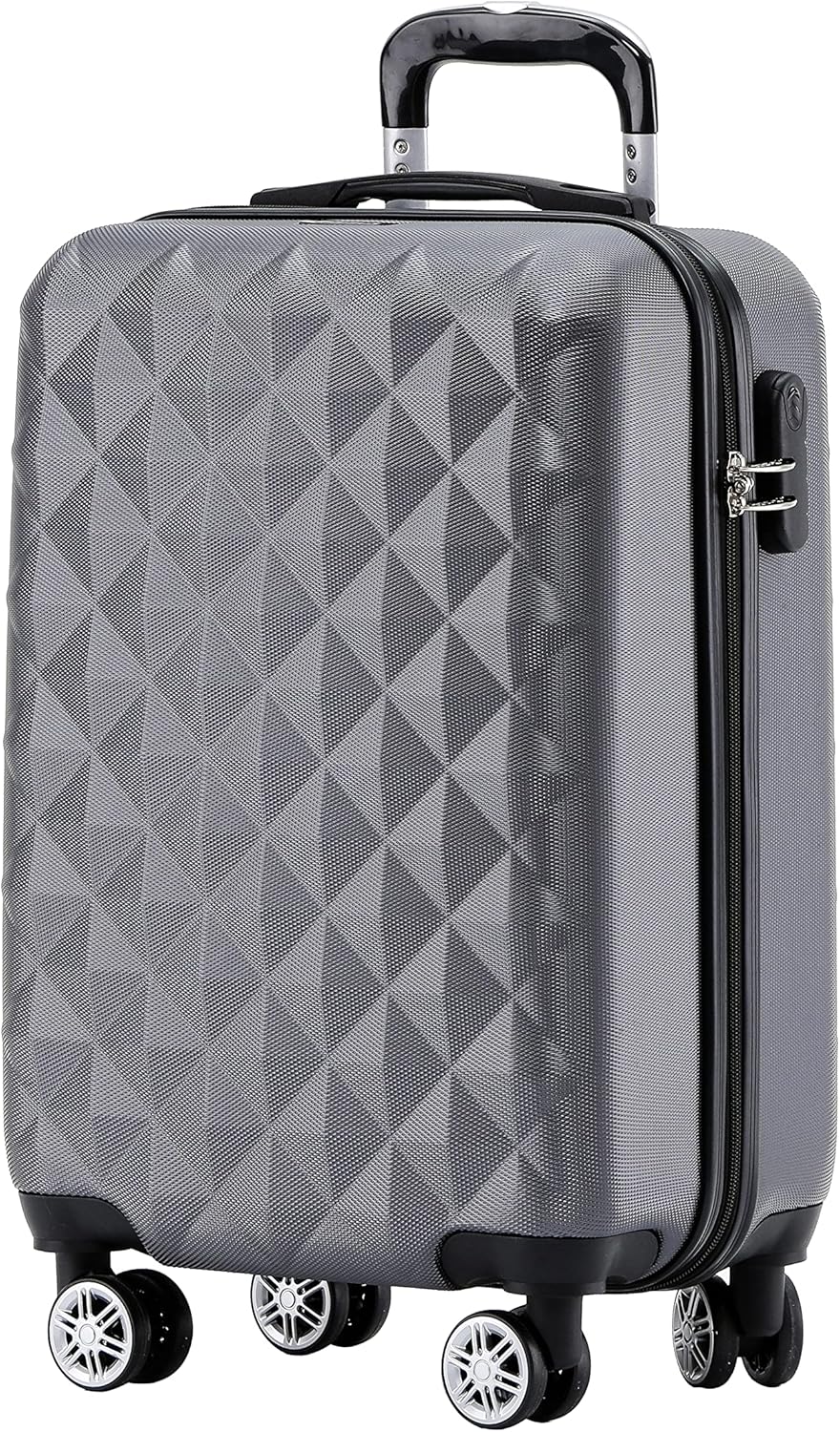 BEIBYE Zwillingsrollen 2066 Hartschale Trolley Koffer Reisekoffer Handgepäck Boardcase M (Business G