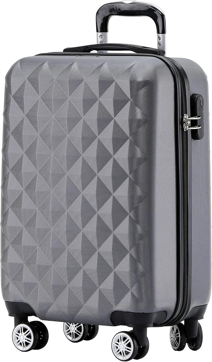 BEIBYE Zwillingsrollen 2066 Hartschale Trolley Koffer Reisekoffer Handgepäck Boardcase M (Business G