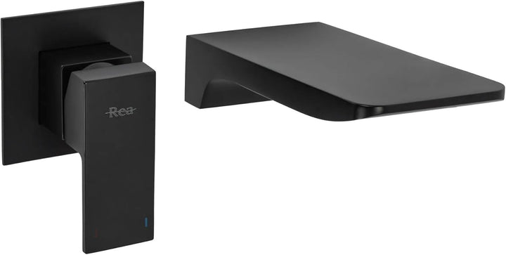 Rea Waschtischarmatur MASON BLACK Wasserhahn Bad Badarmatur aus Messing Armatur für Waschbecken und