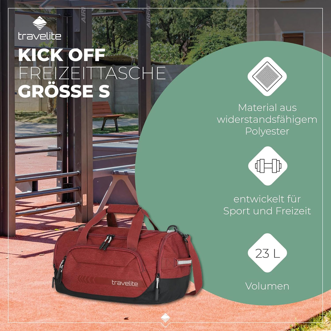 Travelite Reisetasche Grösse S Handgepäck, Gepäck Serie KICK OFF: Praktische kleine Reisetasche für