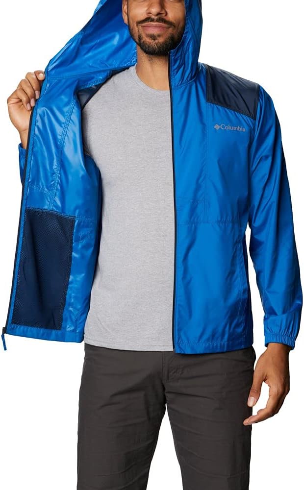 Columbia Herren Windbreaker, Flashback Bright Indigo, Collegiate Navy S, Bright Indigo, Collegiate N