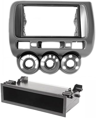 CARAV 11-464-45 Radioblende Car 2-DIN in Dash installation kit for Fit, Jazz 2002-2008(Manual Air-Co