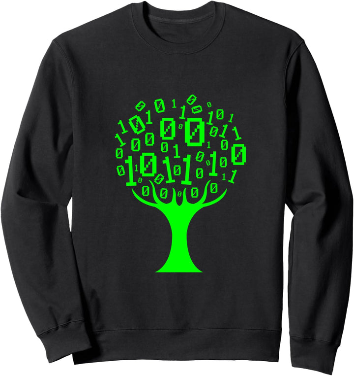 Binärbaum-Computercodierung Webentwickler Programmierer Coder Sweatshirt