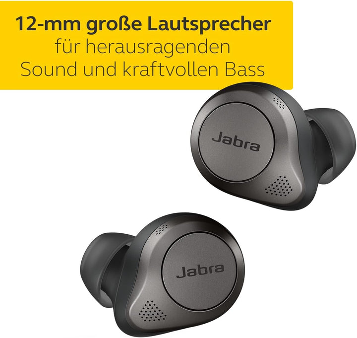 Jabra Elite 85t True Wireless In-Ear Bluetooth Kopfhörer - Earbuds mit Advanced Active Noise Cancell