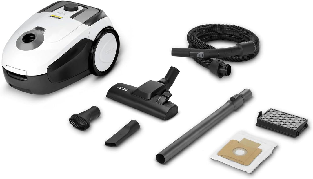 Kärcher Staubsauger VC 2, saubere Abluft – für ein gesundes Wohnklima, HEPA 13-Filter, 1,5 m langer