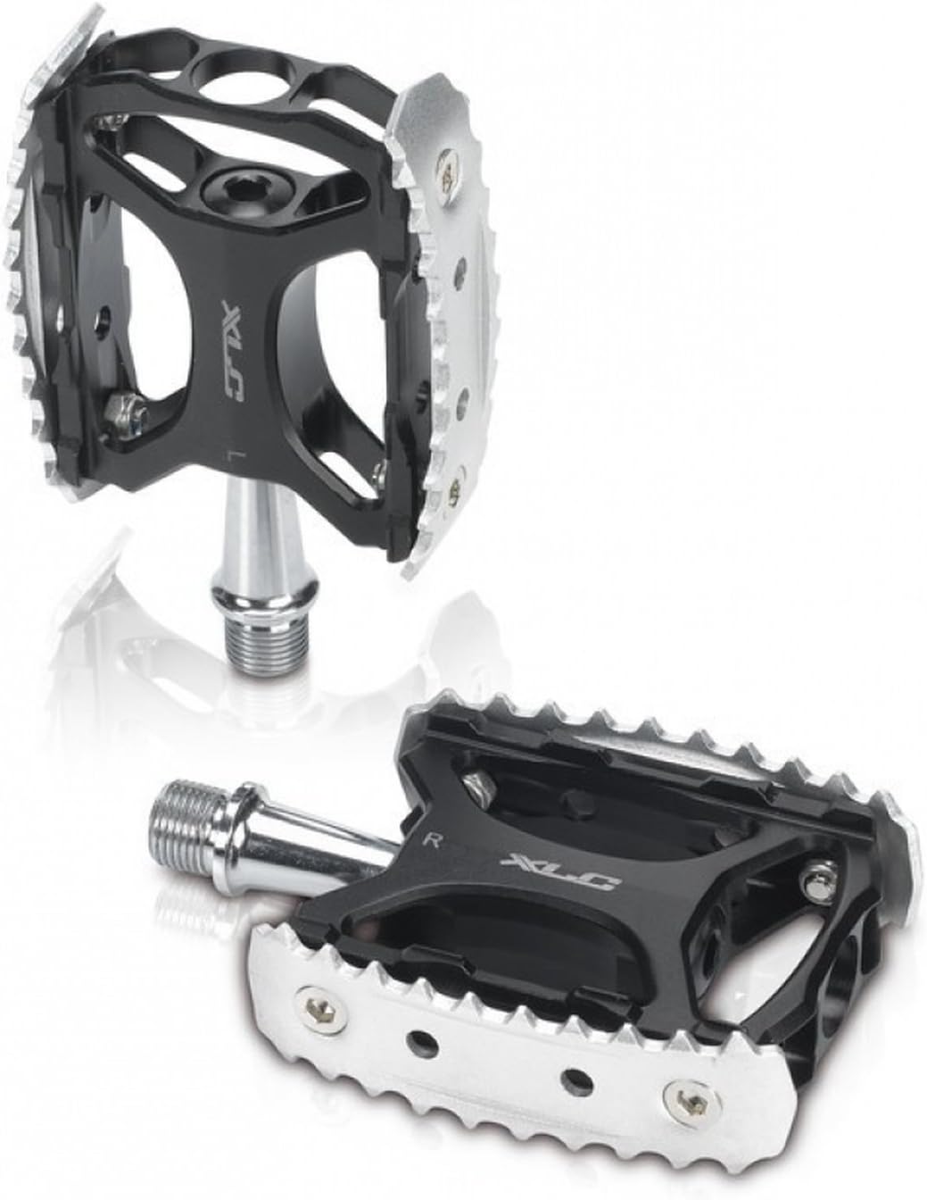 XLC MTB/Trekking Pedal PD-M17 Einheitsgrösse Schwarz, Silber, Einheitsgrösse Schwarz, Silber