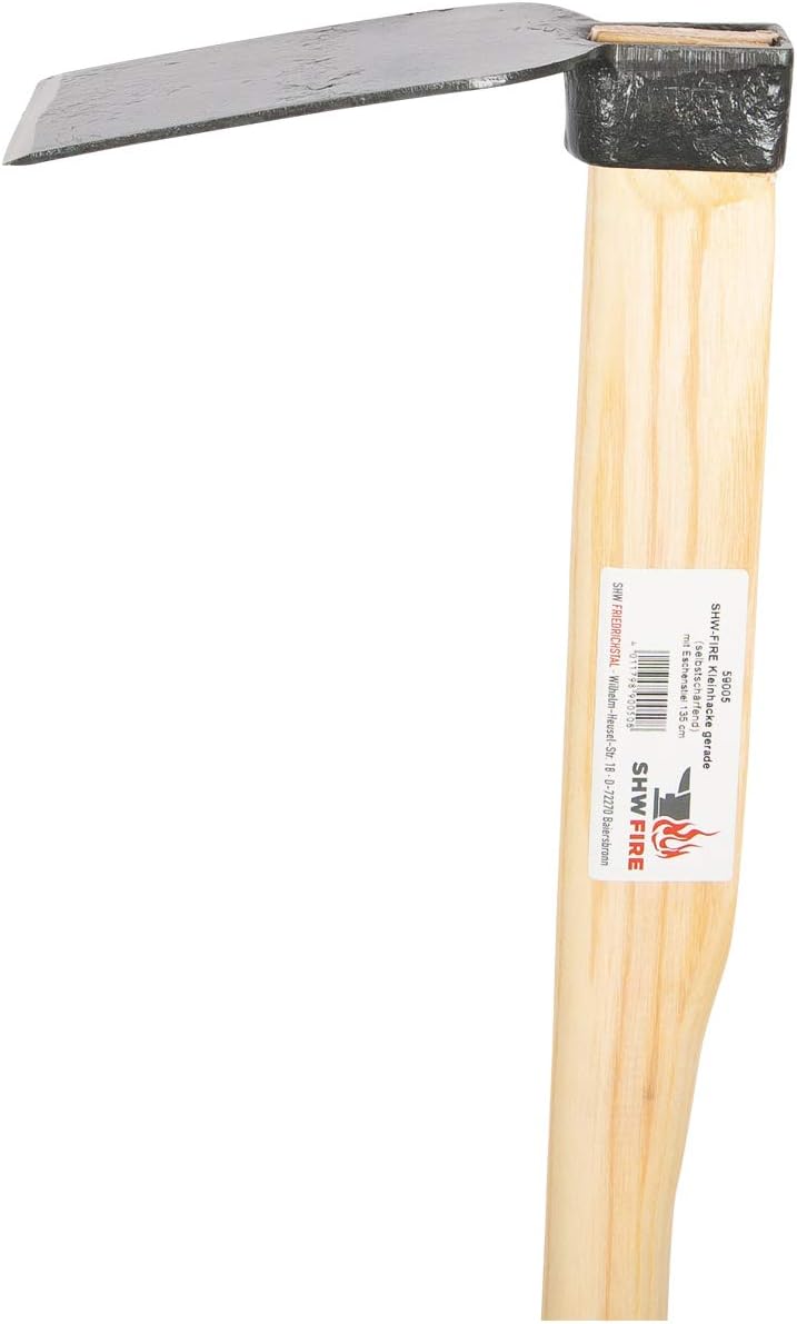 SHW-FIRE Kartoffelhacke und Kleinhacke mit Eschenholz-Stiel, 135cm - Ideal für den Garten