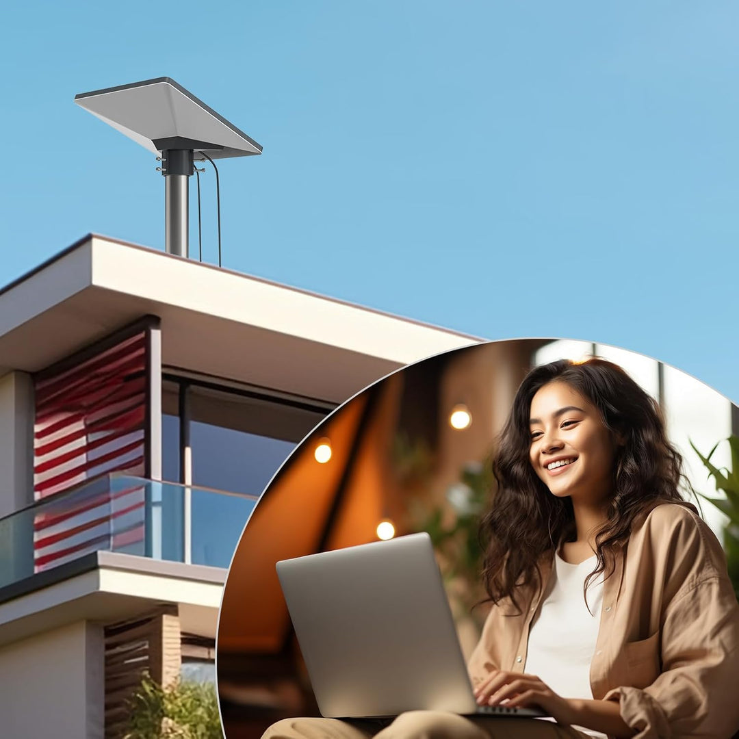 HOLACA Starlink Mini Rohradapter, Dachrohr Halterung Metalladapter für Variable Mastgrössen (1"-2.1"