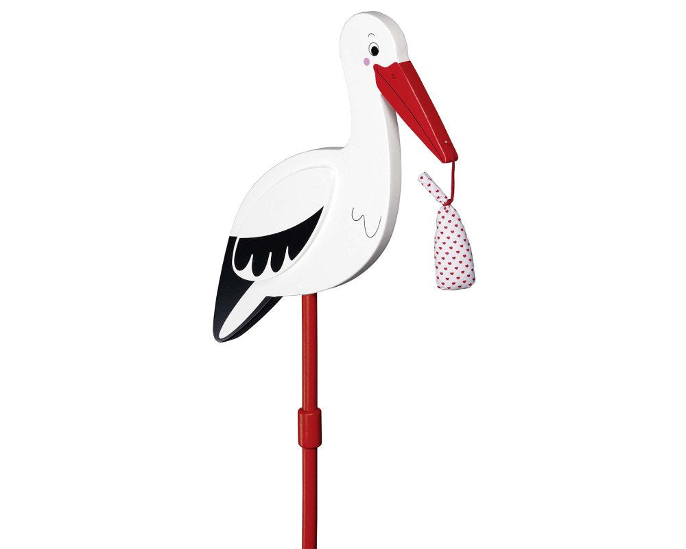 goki Storch mit Babytuch 77cm, Rot, 1 Stück (1er Pack), 63936