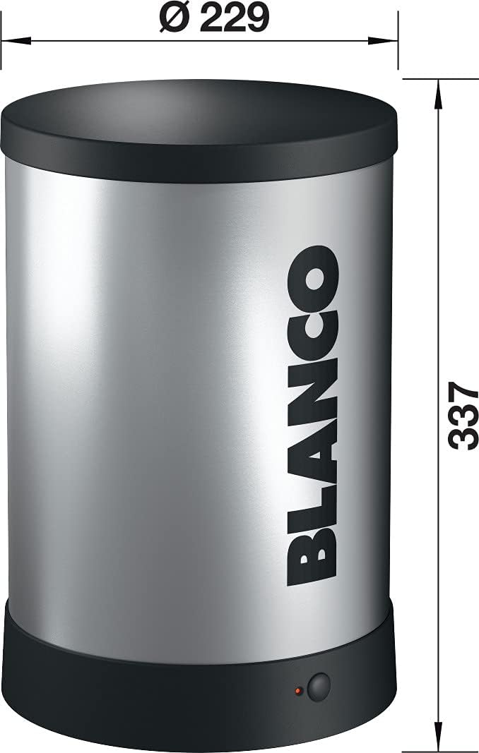 BLANCO drink.hot EVOL Mono schwarz matt | Heisswassersystem | Veredeltes kochend heisses Wasser | Cl