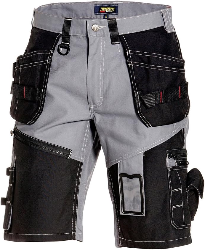 BLÅKLÄDER Blakläder Arbeitshose Shorts Handwerker X1500 1502 grau, Farbe:grau/sw, Grösse:56