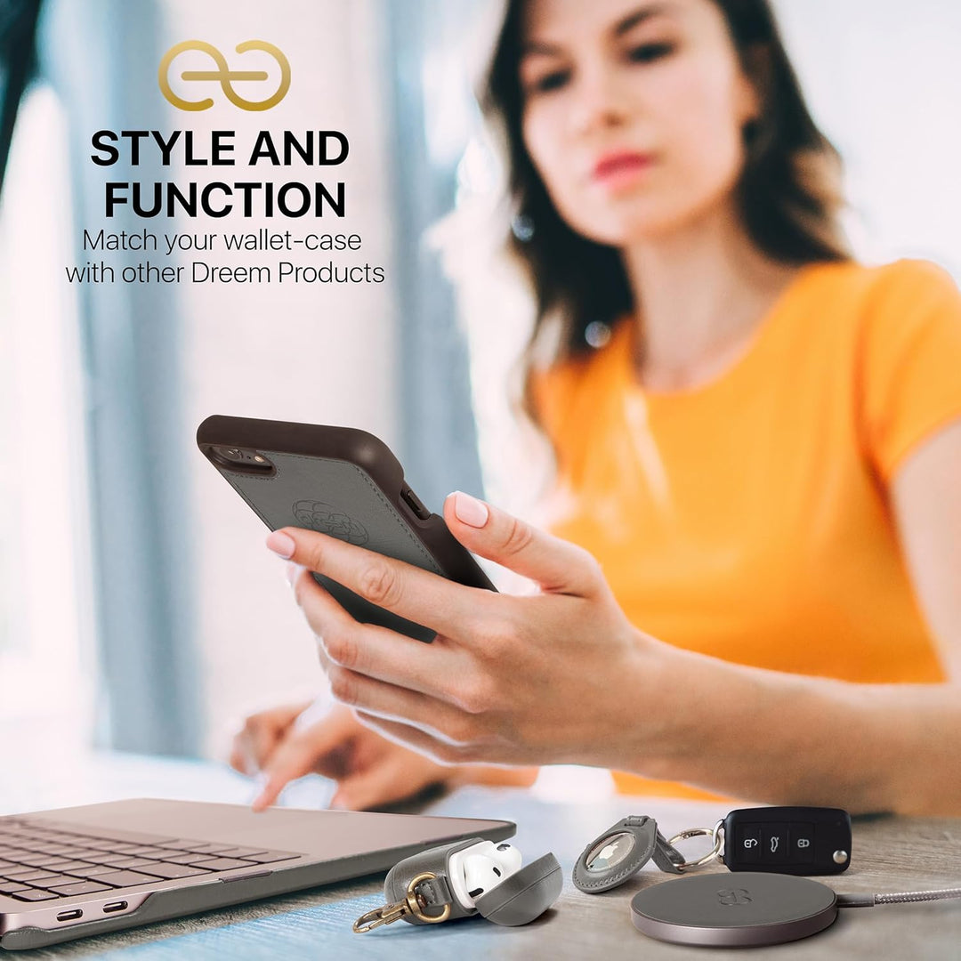 Dreem Fibonacci 2in1 Handyhülle Flipcase für iPhone SE 3 (2022), SE 2, & 8/7 | Magnetisches iPhone C