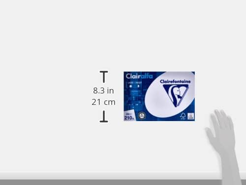 Clairefontaine 2216C - Ries Druckerpapier / Kopierpapier Clairalfa, extraweiss, DIN A4, 210g, 250 Bl