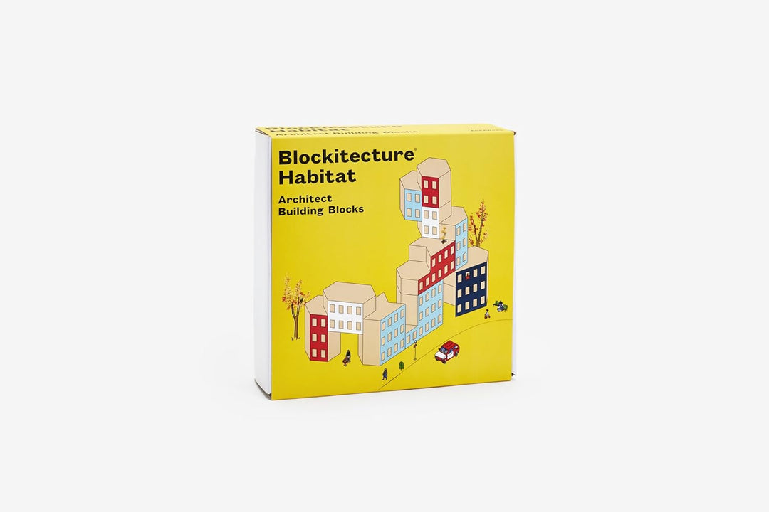 Areaware Blockitecture Habitat, 12,7 x 12,7 cm Mehrfarbig, Mehrfarbig