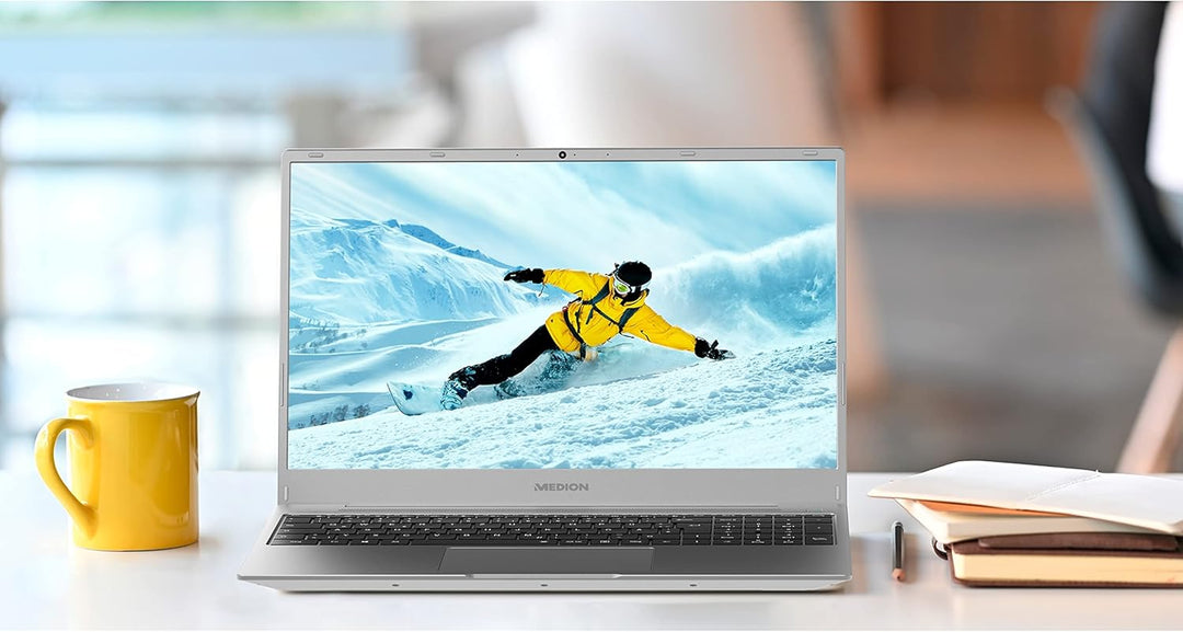 MEDION E16402 40,7 cm (16,1 Zoll) Full HD Notebook (Intel Core i3-1115G4 Prozessor, 8 GB DDR4 RAM, 5