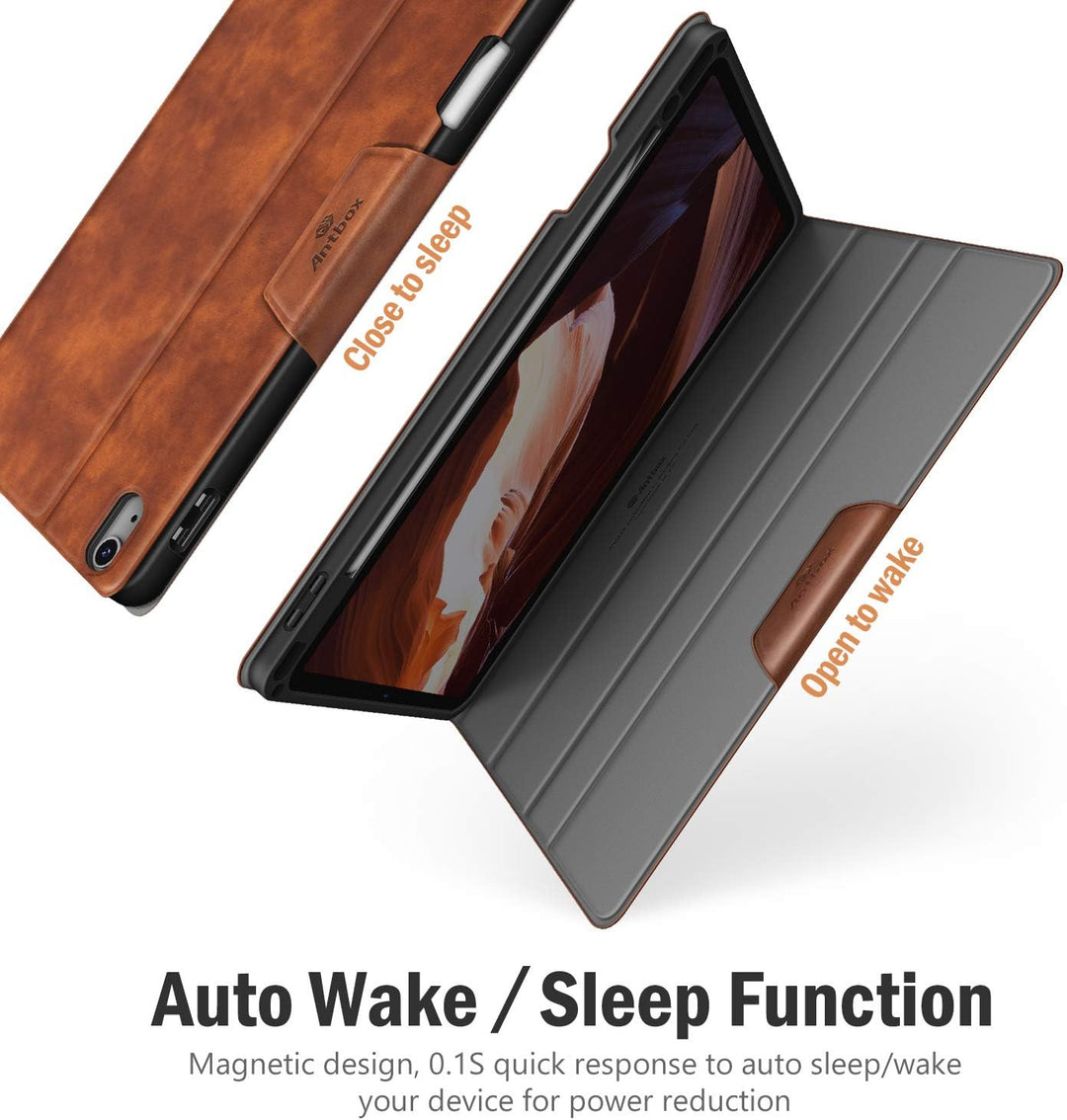 Antbox Hülle für iPad Air 5./4. Generation 2022/2020 iPad 10.9 Zoll mit Stifthalter Apple Pencil Hal