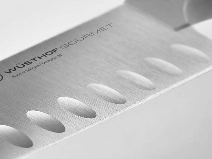 WÜSTHOF Gourmet Santoku 17 cm, Grau Grau 17 cm Santoku, Grau 17 cm Santoku