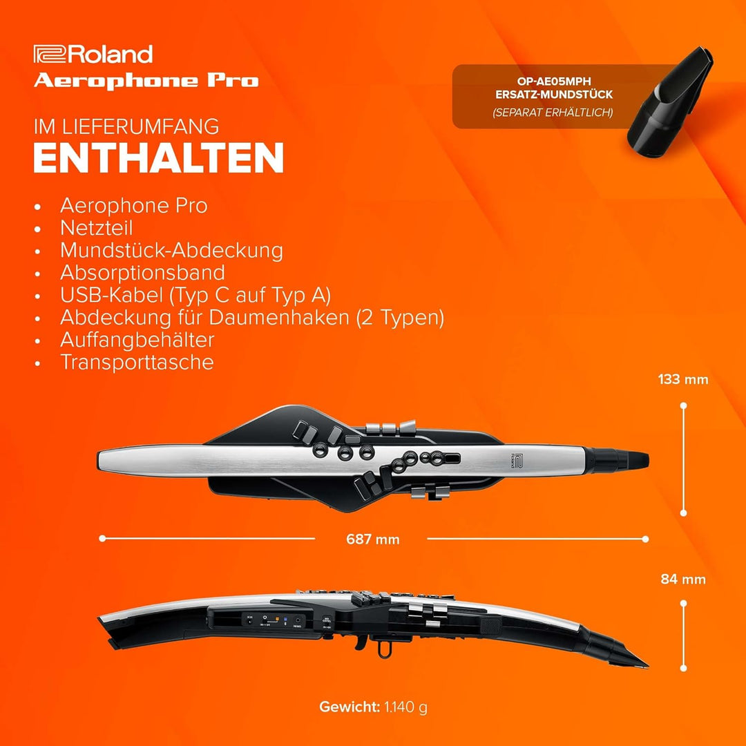 Roland AE-30 Aerophone Pro – Professionelles digitales Blasinstrument mit wegweisendem ZEN-Core Synt