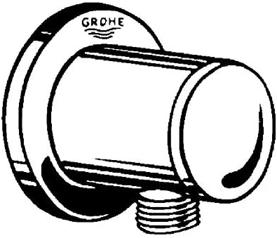 GROHE Relexa - Wandanschlussbogen (Aussengewinde, Kappe in mattchrom, langlebig), chrom, 28626000