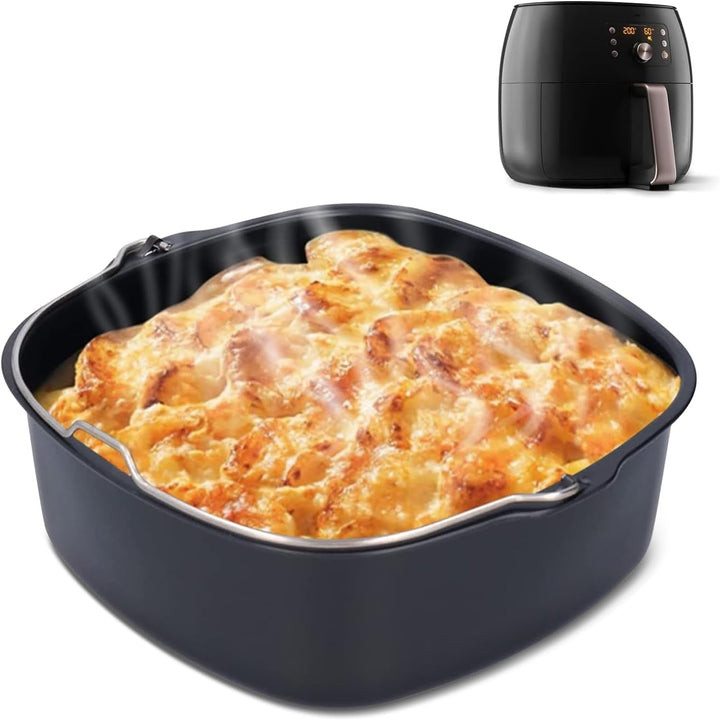 Air Fryer Back Kit, Heissluftfritteuse Zubehör Grill Master Accessory Kit, Antihaft Airfryer Zubehör