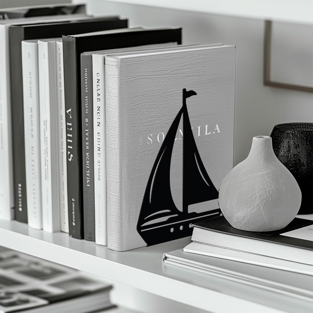 Peacoblue BuchstüTzen-Halter Aus Metall füR Dekorative Regale, 13.5 X 11 X 18 cm, Modern, Kreativ Ro