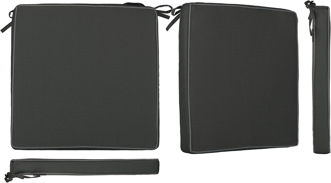 Brandsseller Outdoor Sitzkissen Kissen Dekokissen - Schmutz- und Wasserabweisend - 220 gr. Füllung -