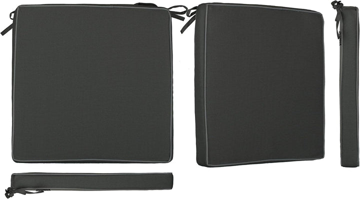 Brandsseller Outdoor Sitzkissen Kissen Dekokissen - Schmutz- und Wasserabweisend - 220 gr. Füllung -