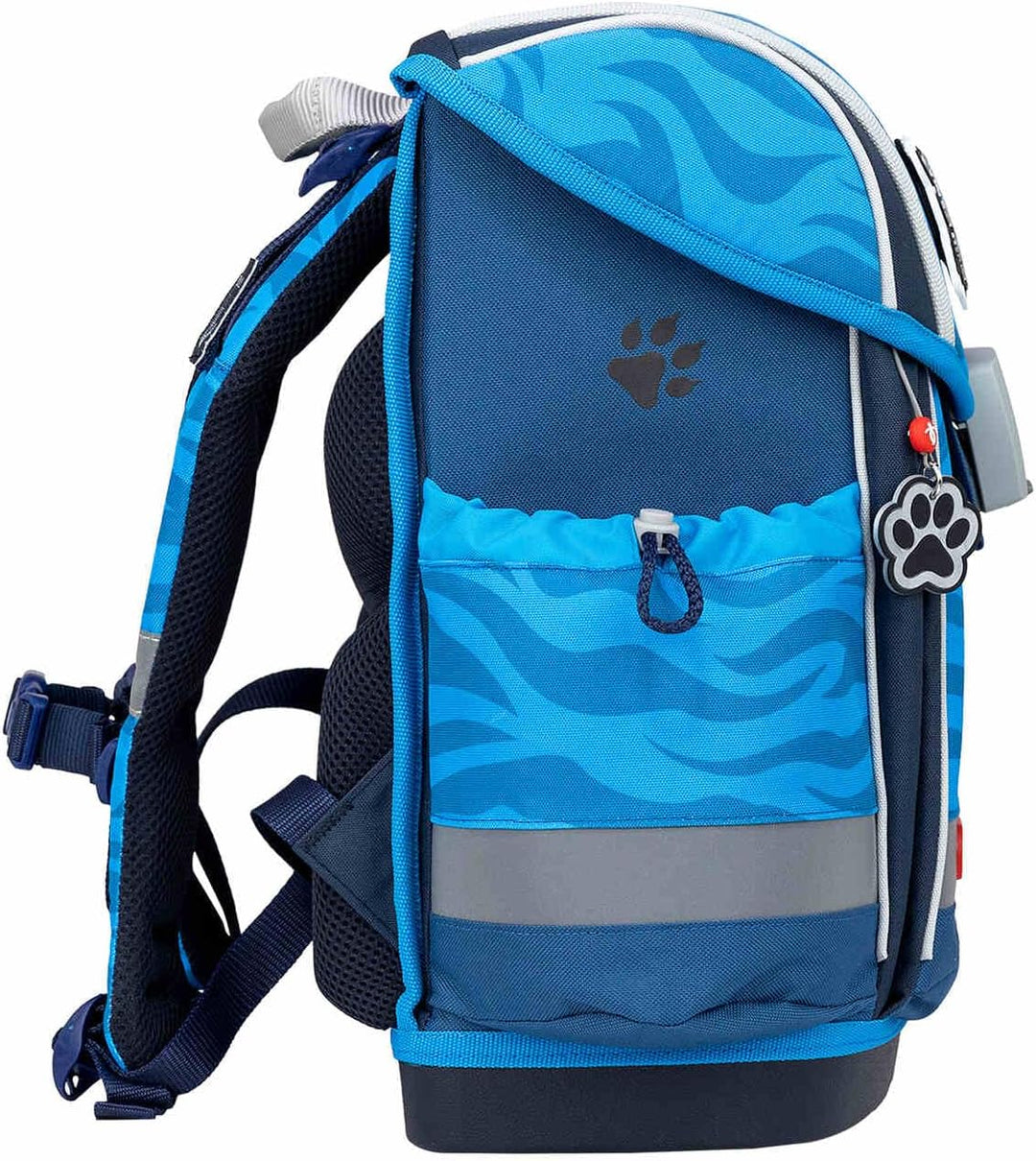 Belmil Classy Plus Schulranzen Set 5-teilig mit Brustgurt (405-78/AG/S) Animal Kingdom, Animal Kingd