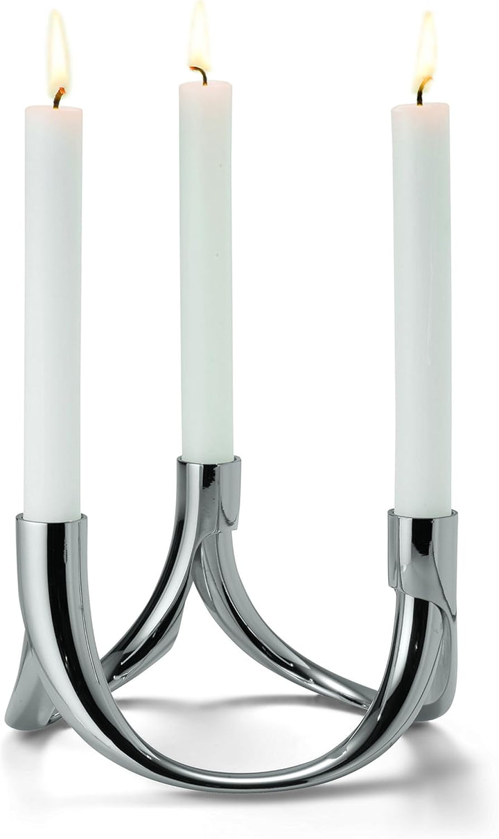 Philippi - Bow Kerzenleuchter - lässt Sich nach belieben erweitern - Designklassiker (3er Set), 3er