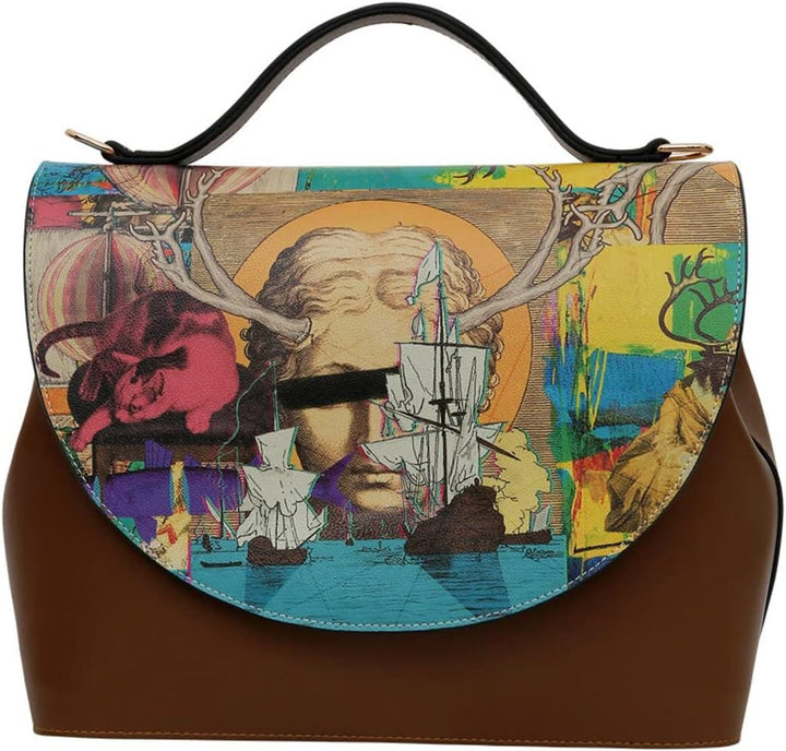 DOGO Handy Bag Vegane Damen Umhängetaschen - Handgefertigt Schultertaschen und Handtasche Ancient Ta