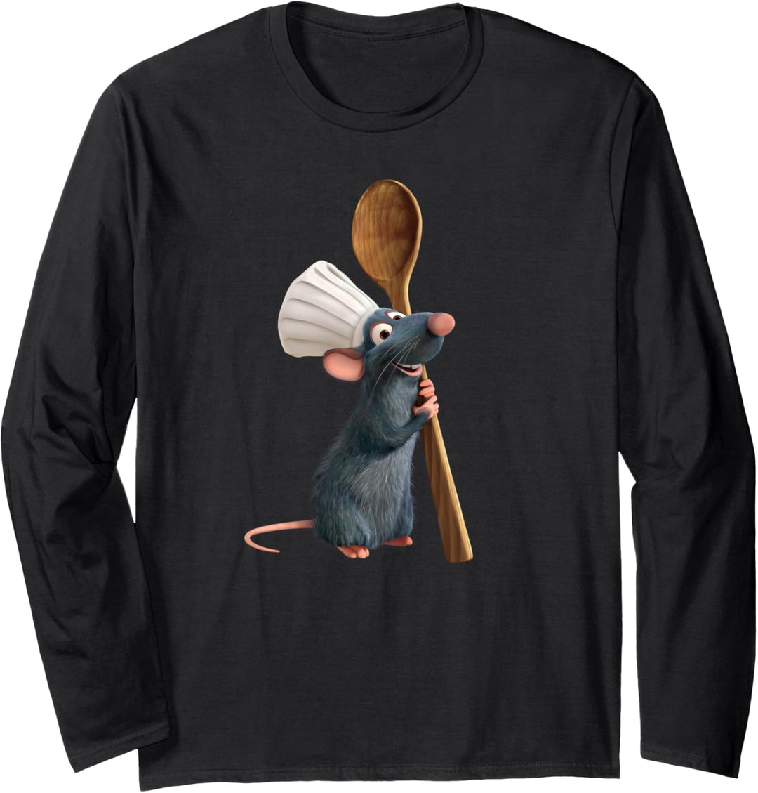 Disney Pixar Ratatouille Chef Remy with Spoon Langarmshirt